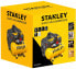 Stanley 100/8/6 Silent Air Compressor DST 100/8/6SI, 750 W, 230 V, Giallo & Güde 41400 SB Compressed Air Spiral Hose 5 M (with Quick Coupling and Plug Nipple, Kink Protection, Hose Material Made of