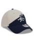 ფოტო #2 პროდუქტის Men's Cream, Navy Dallas Cowboys 2023 Sideline Historic 39THIRTY Flex Hat