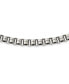 Stainless Steel Polished 24 inch Circular Link Necklace