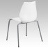 Фото #8 товара Hercules Series 770 Lb. Capacity Stack Chair With Lumbar Support And Silver Frame