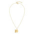 Elegant gold-plated necklace with medallion TJ-0096-N-50