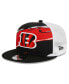 ფოტო #1 პროდუქტის Men's Black Cincinnati Bengals Tear Trucker 9FIFTY Snapback Hat