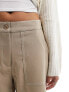 Фото #3 товара Vero Moda contrast stitch chino trousers in beige