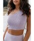 Women's August Shirred Cropped Top