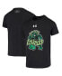 Big Boys and Girls Black Eugene Emeralds Team Logo T-shirt