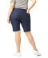 Фото #2 товара Women's Cuffed Essential Pull-On Denim Shorts