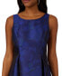 ფოტო #3 პროდუქტის Women's Boat-Neck Fit & Flare Jacquard Dress