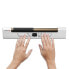 Contour Design RollerMouse mobile - Ambidextrous - Rollerbar - Bluetooth + USB Type-A - 3000 DPI - Black - Silver
