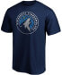 Фото #2 товара Men's Jarrett Culver Navy Minnesota Timberwolves Playmaker Name and Number Logo T-shirt
