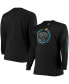 Фото #1 товара Men's Big and Tall Black Jacksonville Jaguars Color Pop Long Sleeve T-shirt