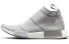 Кроссовки adidas Originals NMD City Sock Бело-серые 低баунд Мужские/женские одинакового размера Бело-серые S32191 36 - фото #1