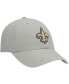 Men's Gray New Orleans Saints Clean Up Adjustable Hat - фото #4