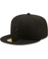 Фото #2 товара Men's San Francisco 49ers Black on Black Alternate Logo 59FIFTY Fitted Hat
