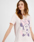 ფოტო #3 პროდუქტის Juniors' Minnie Mouse Short-Sleeve Graphic T-Shirt