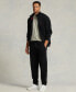 Фото #8 товара Men's Big & Tall Double-Knit Track Jacket