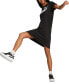 Фото #5 товара Women's Essentials Logo Short-Sleeve French Terry Dress