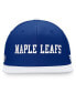 Men's Blue, White Toronto Maple Leafs Iconic Color Blocked Snapback Hat