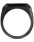 ფოტო #4 პროდუქტის EFFY® Men's Black Spinel Ring (1-5/8 ct. t.w.) in Black PVD-Plated Sterling Silver