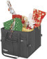 Фото #11 товара Сумка для багажника WEDO 582521 Trunk Bag Shopper Big Box Large Foldable Polyester 45 x 35 x 30 cm, Внутренние и внешние карманы, Велкро, Мин 25 кг нагрузка черная, черная.