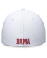 ფოტო #3 პროდუქტის Men's White Alabama Crimson Tide 2024 On-Field Swoosh Flex Hat