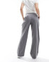 New Look boxer detail trousers in grey