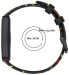 Фото #4 товара Silikonový řemínek s barevným motivem pro Huawei Watch Band 8 - Black