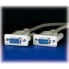ROLINE Serial Link Cable - DB9 F - F 3 m - Grey - 3 m - DB-9 - DB-9 - Female - Female