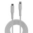 Фото #2 товара Lindy 0.5m USB Type C to Lightning Cable, White, 0.5 m, Lightning, USB C, Male, Male, White