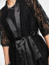 Фото #4 товара ASOS DESIGN co-ord robe in black lace
