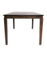 Фото #6 товара Hayden Wooden Dining Table With Tapered Legs