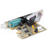 Фото #2 товара 2-Port PCI Express Serial Card - Dual Port PCIe to RS232 (DB9) Serial Card - 16C1050 UART - Standard or Low Profile Brackets - COM Retention - For Windows & Linux - PCIe - Serial - Full-height / Low-profile - PCI 2.0 - RS-232 - Yellow