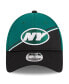 Фото #3 товара Men's Green, Black New York Jets 2023 Sideline 9FORTY Adjustable Hat