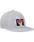 ფოტო #3 პროდუქტის Men's Heather Gray Cleveland Cavaliers Hardwood Classics 2.0 Snapback Hat