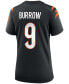 Фото #4 товара Women's Joe Burrow Black Cincinnati Bengals Game Jersey