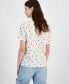 ფოტო #2 პროდუქტის Juniors' Strawberry Shortcake Berry Sweet Crewneck T-Shirt