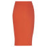 Puma Classics Ribbed Midi Skirt Us Womens Orange Casual 671975-26