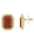 ფოტო #1 პროდუქტის Gold-Tone Post Earrings