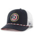 ფოტო #1 პროდუქტის Men's Navy, White Las Vegas Raiders Union Patch Trucker Adjustable Hat