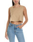 Фото #1 товара Reveriee Boxy Linen-Blend Crop Top Women's