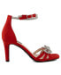 Фото #2 товара Women's Tarrie Rhinestone Bow Stiletto Dress Sandals