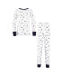 Фото #1 товара Baby Boys Baby Unisex Organic Cotton Tight-Fit Pajama Set, Arctic