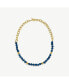 Umbo Statement Necklace 24k gold plated/cobalt - фото #1