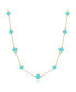 Фото #1 товара The Lovery mini Turquoise Clover Necklace
