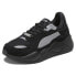 Фото #2 товара Puma Lqs X RsX Lace Up Womens Black Sneakers Casual Shoes 38704801