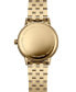 ფოტო #2 პროდუქტის Women's Swiss Toccata Gold PVD Stainless Steel Bracelet Watch 39mm