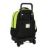 Школьный рюкзак с колесиками Real Betis Balompié 33 x 45 x 22 cm Чёрный лимонный