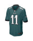 Фото #3 товара Men's A.J. Brown Midnight Green Philadelphia Eagles Player Game Jersey