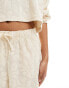 Billabong loosen up beach short co-ord in cream