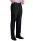 J.m. Haggar Men Premium Classic Fit 4 Way Stretch Pants Grid Charcoal 40Wx29L