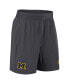 Men's Anthracite Michigan Wolverines 2024 Sideline Performance Shorts